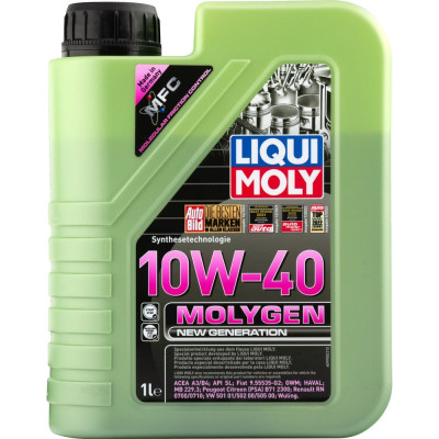 Синтетическое моторное масло LIQUI MOLY НС- Molygen New Generation 10W-40 (1л) 9955