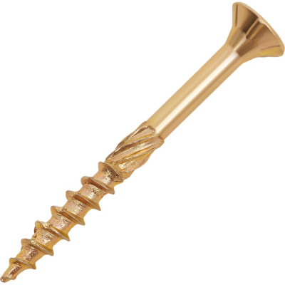 Конструкционный саморез Gigant желтый цинк для полов и паркета 3,5x35 500 шт 123818