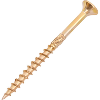 Конструкционный саморез Gigant желтый цинк для полов и паркета 3,5x45 500 шт 123815