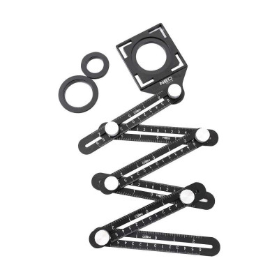 Линейка угловая NEO TOOLS 6 рычагов 72-351