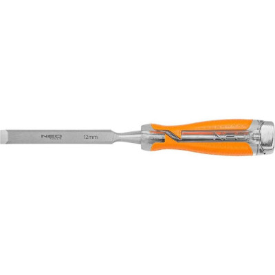 Долото NEO TOOLS 12 мм, CRV, 2-компонентная рукоятка 37-912