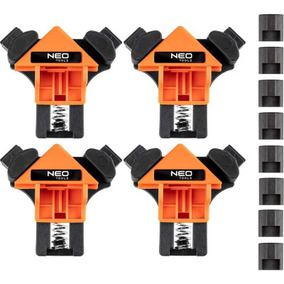 Угловая струбцина NEO TOOLS комплект из 4 частей 45-492