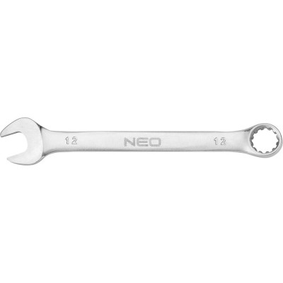 Ключ комбинированный NEO TOOLS 12x160 мм, CrV, DIN3113 09-656