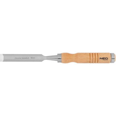 Зубило NEO TOOLS 18 мм, CRV, деревянная ручка 37-818