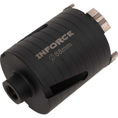 Коронка алмазная по бетону 68 мм Inforce 11-02-068