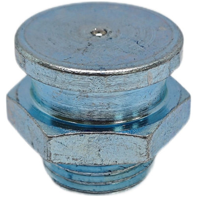 Пресс-масленка плоская оц. М22 22 мм. 16x1,5, комплект 10 шт., Европейский стандарт DIN71412, оцинкованная сталь, MasloSmenka 010601-10