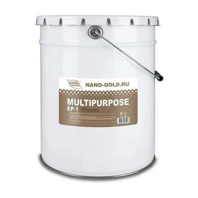Смазка NANO GREASE NANO GOLD MULTIPURPOSE EP-1 Grease 18 кг 4986/Ф