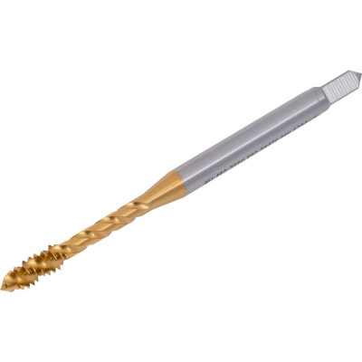 Метчик машинный с винтовой канавкой H-Tools UNC №6 - 32 DIN371 HSSE-TiN 74706ETHT