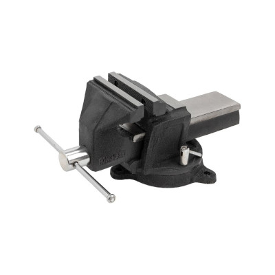 Тиски стальные усиленные поворотные с наковальней Rockforce 10"-250 мм RF-6540910(59934)