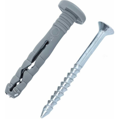 Дюбель-гвоздь Gigant 6x40 грибовидная манжета полипропилен 500 шт 123854