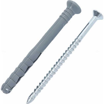 Дюбель-гвоздь Gigant 6x60 потайная манжета полипропилен 100 шт 123855
