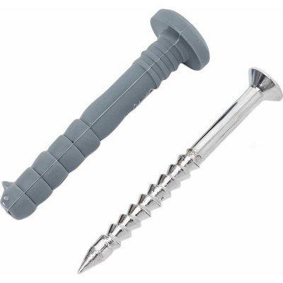 Дюбель-гвоздь Gigant 6x40 грибовидная манжета полипропилен 150 шт 123856