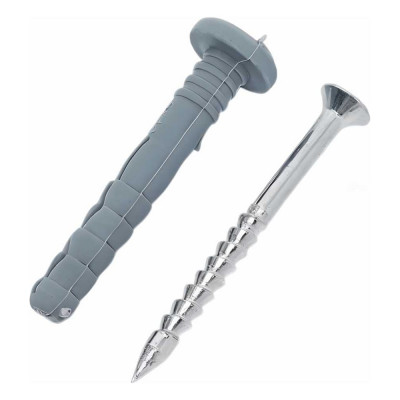 Дюбель-гвоздь Gigant 6x40 грибовидная манжета полипропилен 2000 шт 123858