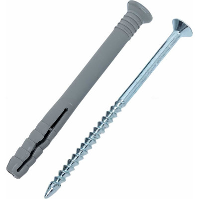 Дюбель-гвоздь Gigant 8x80 потайная манжета полипропилен 500 шт 123860