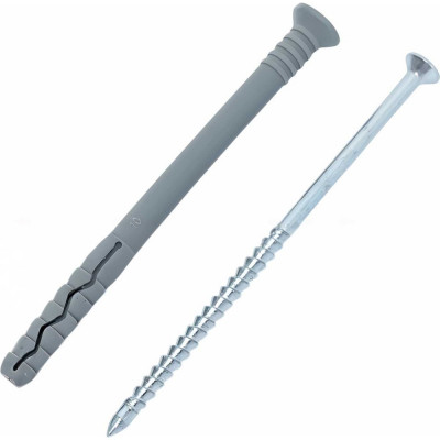 Дюбель-гвоздь Gigant 6x80 потайная манжета полипропилен 100 шт 123861