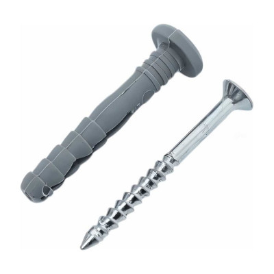 Дюбель-гвоздь Gigant 6x40 грибовидная манжета полипропилен 300 шт 123863