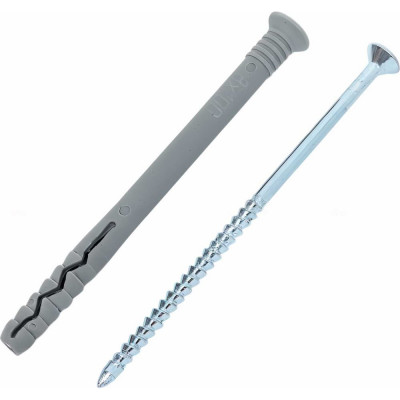 Дюбель-гвоздь Gigant 8x100 потайная манжета полипропилен 100 шт 123864