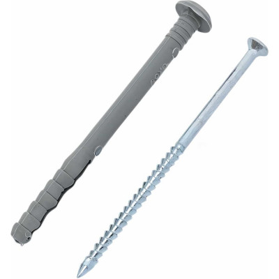 Дюбель-гвоздь Gigant 6x80 грибовидная манжета полипропилен 100 шт 123865