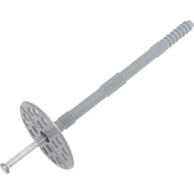 Дюбель для теплоизоляции Gigant (гриб) 10x160 с металлическим гвоздём 250 шт 123867