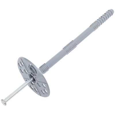 Дюбель для теплоизоляции Gigant (гриб) 10x160 с металлическим гвоздём 50 шт 123868