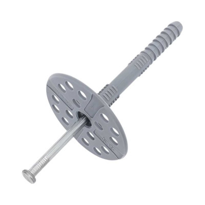 Дюбель для теплоизоляции Gigant (гриб) 10x90 с металлическим гвоздём 50 шт 123870