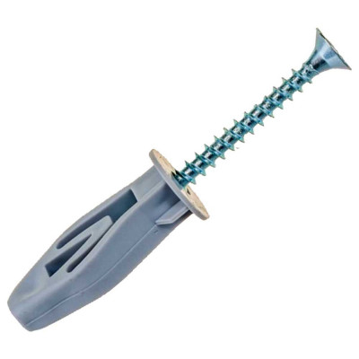 Дюбель ЖЕСТЬ OLA бабочка, полипроп., 8x28 мм, с шурупом, 10 шт., европодвес УТ-00006116