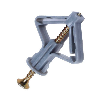 Дюбель ЖЕСТЬ OLA бабочка, полипроп., 10x50 мм, с шурупом, 50 шт., пакет УТ-00005940