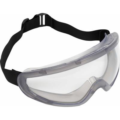 Защитные очки закрытые прозрачные на резинке Gigant GGСR-1