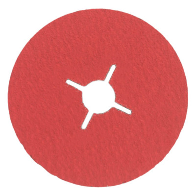 Фибровый шлифовальный круг CR5229 125х22 мм, керамика, P50, 10 шт Interflex 3024502501-10