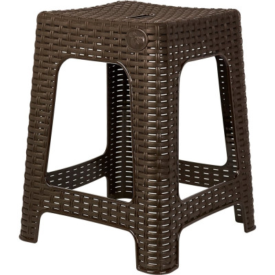 Табурет INGREEN Мебель для дома PR_ квадратный Rattan горький шоколад 1071401 231086