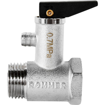 Предохранительный клапан для водонагревателя ROMMER 7 бар, 1/2 дюйм RVS-1007-007015 RG0092LPJR8P1L