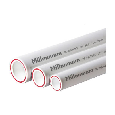 Полипропиленовая труба Millennium армированная стекловолокном 32x4,4 PN20 (длина 4м) 3M02-tfr-320000