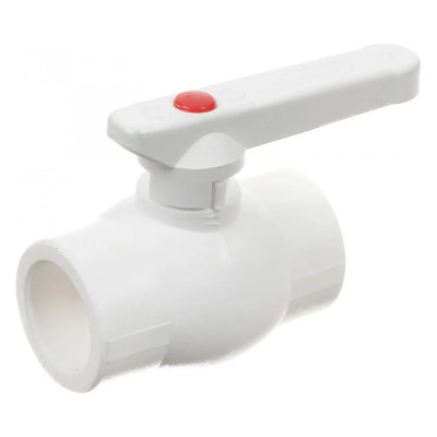 Кран шаровой пластиковый Millennium 32 мм, с латунным шаром 3M42-vlc-320003