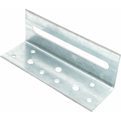 Крепежный уголок Gigant скользящий 40x120х1.8 мм цинк 123875