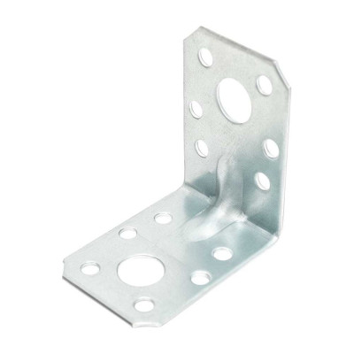 Крепежный уголок Gigant усиленный 50x35х1.5 мм цинк 123876
