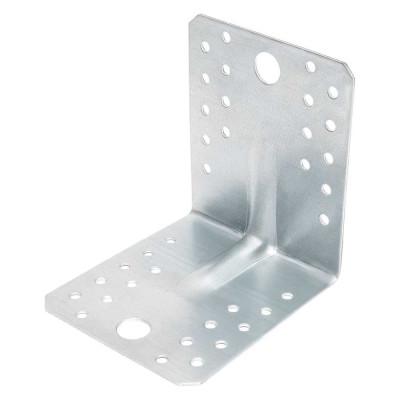 Крепежный уголок Gigant усиленный 105x90х1.5 мм цинк 123877