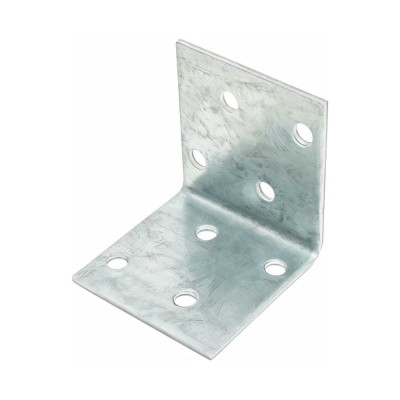 Крепежный уголок Gigant равносторонний 40x40x40х1.8 мм цинк 123881