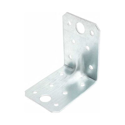 Крепежный уголок Gigant усиленный 60x45х1.8 мм цинк 123883