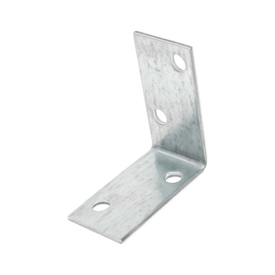 Крепежный уголок Gigant равносторонний 20x40х1.8 мм цинк 123884