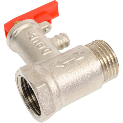 Клапан предохранительный для бойлеров SANTECHSYSTEMS латунь, 1/2", р/м 8бар, с курком 120-6979