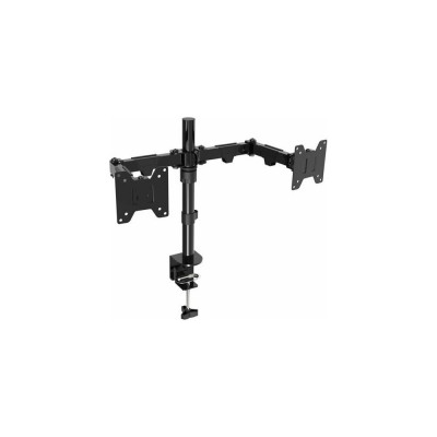 Настольное крепление ExeGate EDM2-3210-11 кронштейн для двух мониторов 15"-32", VESA 75x75, 100x100, макс. нагрузка на один кронштейн 10 кг, наклон -90/+90 297363