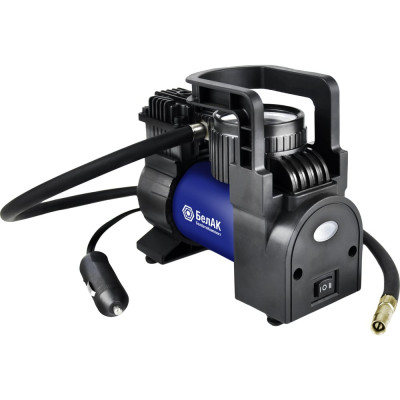 Компрессор для накачки шин БелАК ПРОФИ-35Ф с фонарем 12V 35 л/мин. БАК.99176