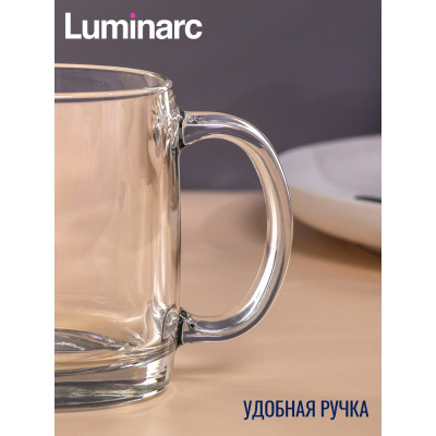 Кружка LUMINARC Нордик 380 мл прозрачная H8502