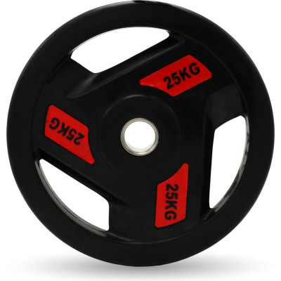 Диск обрезиненный c хватом UNIXFIT PRO 25 кг, 51 мм DG25RUBPRD