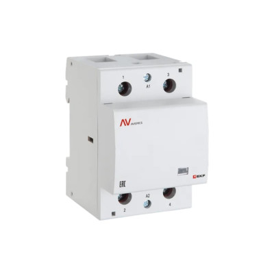 Контактор модульный EKF КМ 40А, 3NO+1NC, 230VAC, 3 модуля AVERES km-av-3-40-31-230V