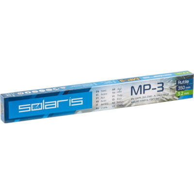 Электроды SOLARIS МР-3 ф 3.2мм, 1кг WM-1102