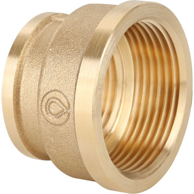 Муфта переходная ВР-ВР латунная Gappo 1" х 1/2" 10шт G1202.0604