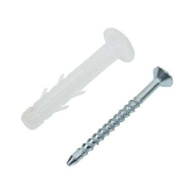 Дюбель-гвоздь Интехпласт БЕЛЫЙ ТОР 6*40 гриб 200 шт 148596236574