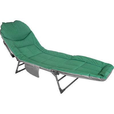 Шезлонг складной Forsage 32х64х200см, макс. нагрузка 200кг, зеленый F-FG-HY-8008GR(52636)