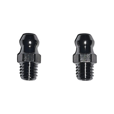 Пресс-масленка MasloSmenka прямая нерж. H1 M6x1, комплект 2 шт., нержавеющая сталь AISI304, Европейский стандарт DIN71412 010701-02